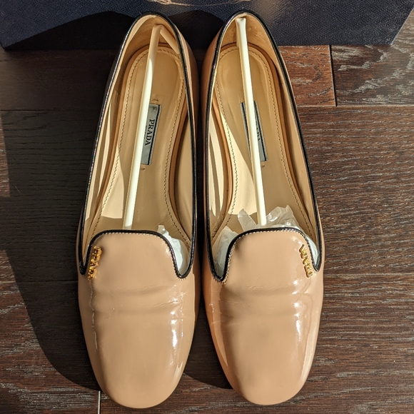 Prada Calzature Donna flats in nude Vernice - Picture 3 of 6